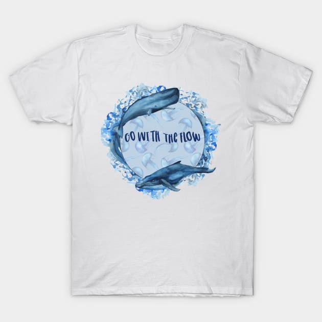 Go with the flow T-Shirt by nasia9toska